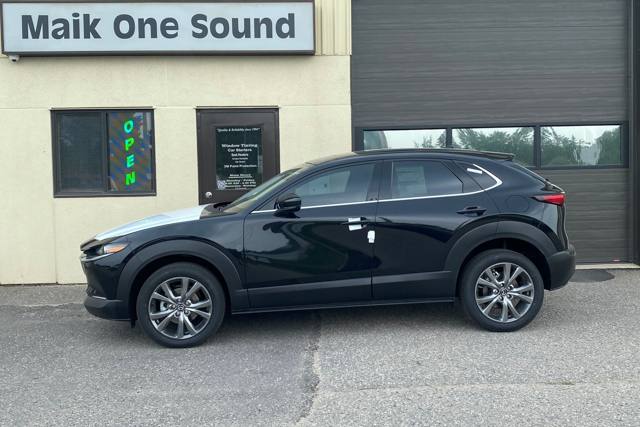 2023 Mazda CX-30 with professional window tint in North Bay